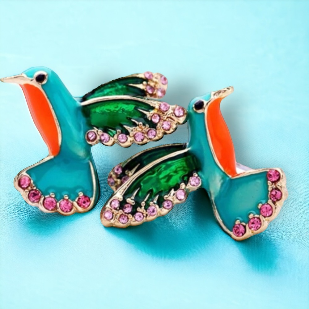 Happy Hummers Post Earrings